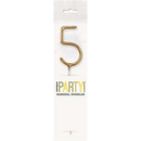 Unique Party Candle Sparkler Number 5 Gold 7