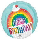 Anagram Rainbow Sprinkles 18" Foil Balloon