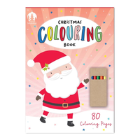 Tallon Colouring Book With Pencils Christmas