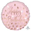 Blush Birthday 18" Foil Balloon