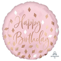 Blush Birthday 18" Foil Balloon