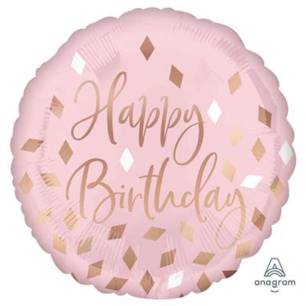 Blush Birthday 18" Foil Balloon