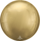 Anagram White Gold 21" Orbz Balloon 3pk