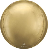 Anagram White Gold 21" Orbz Balloon 3pk