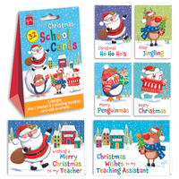Christmas Cards Santa & Friends 32pk