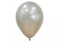 Sempertex Silk Cream Pearl 12-inch latex balloons, 12-pack, decorative latex balloons for celebrations and events.