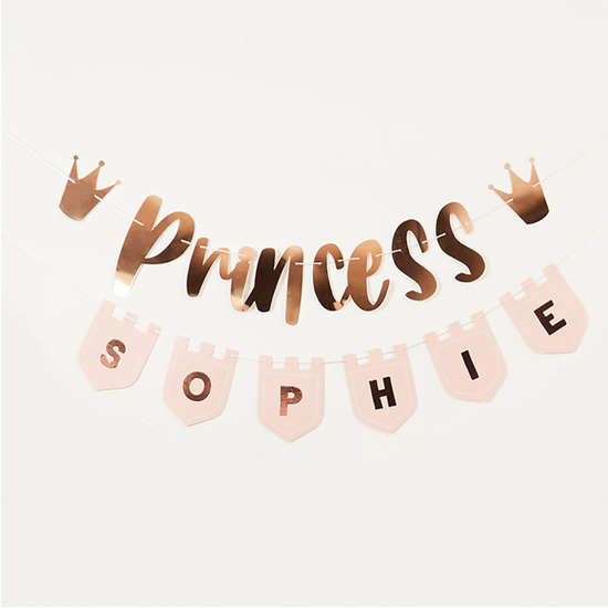 Club Green Personalised Letter Banner Princess 2M