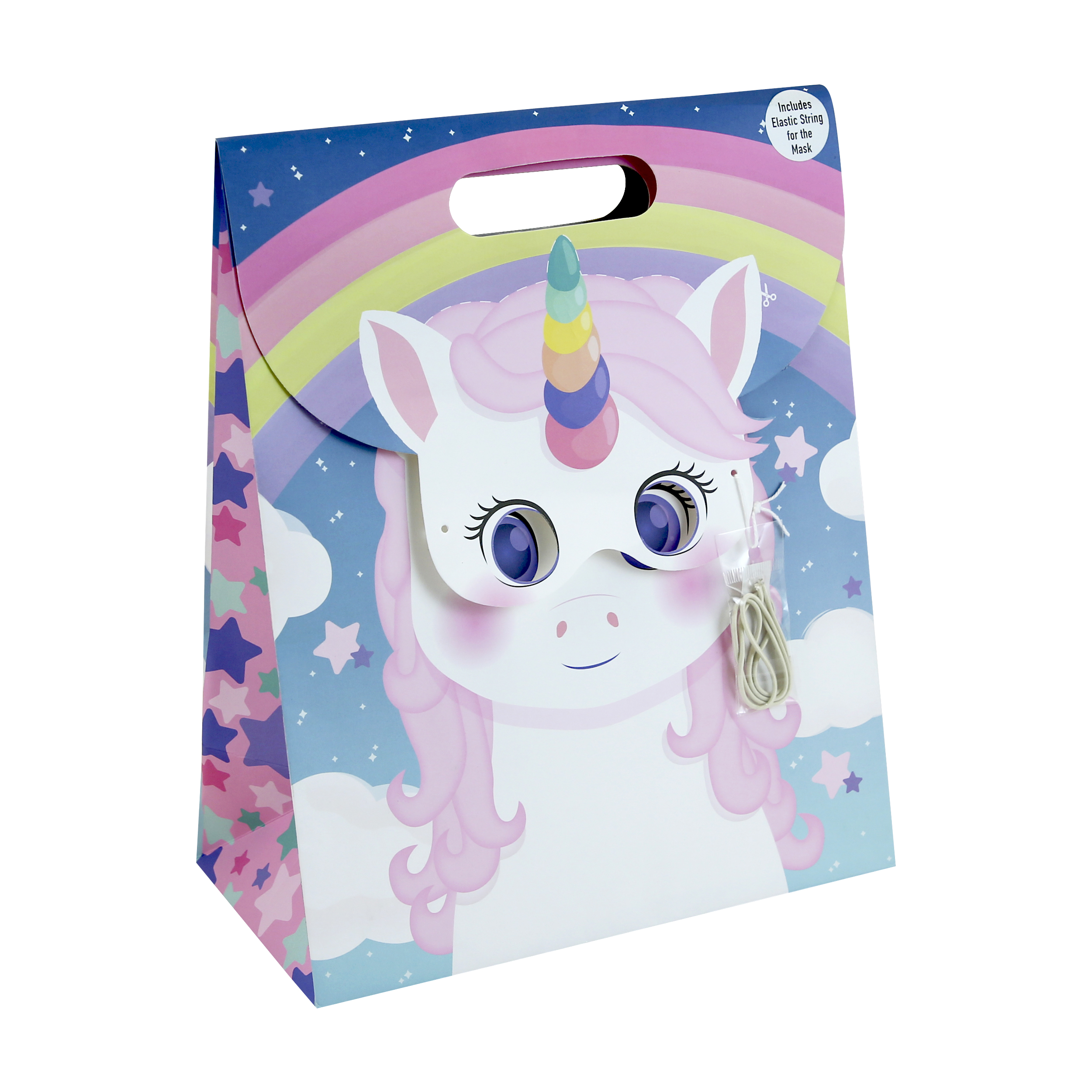 Eurowrap 6 Pack Gift Bag Unicorn Mask