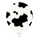 Kalisan Safari Cow White/Black 12" Latex 25pk