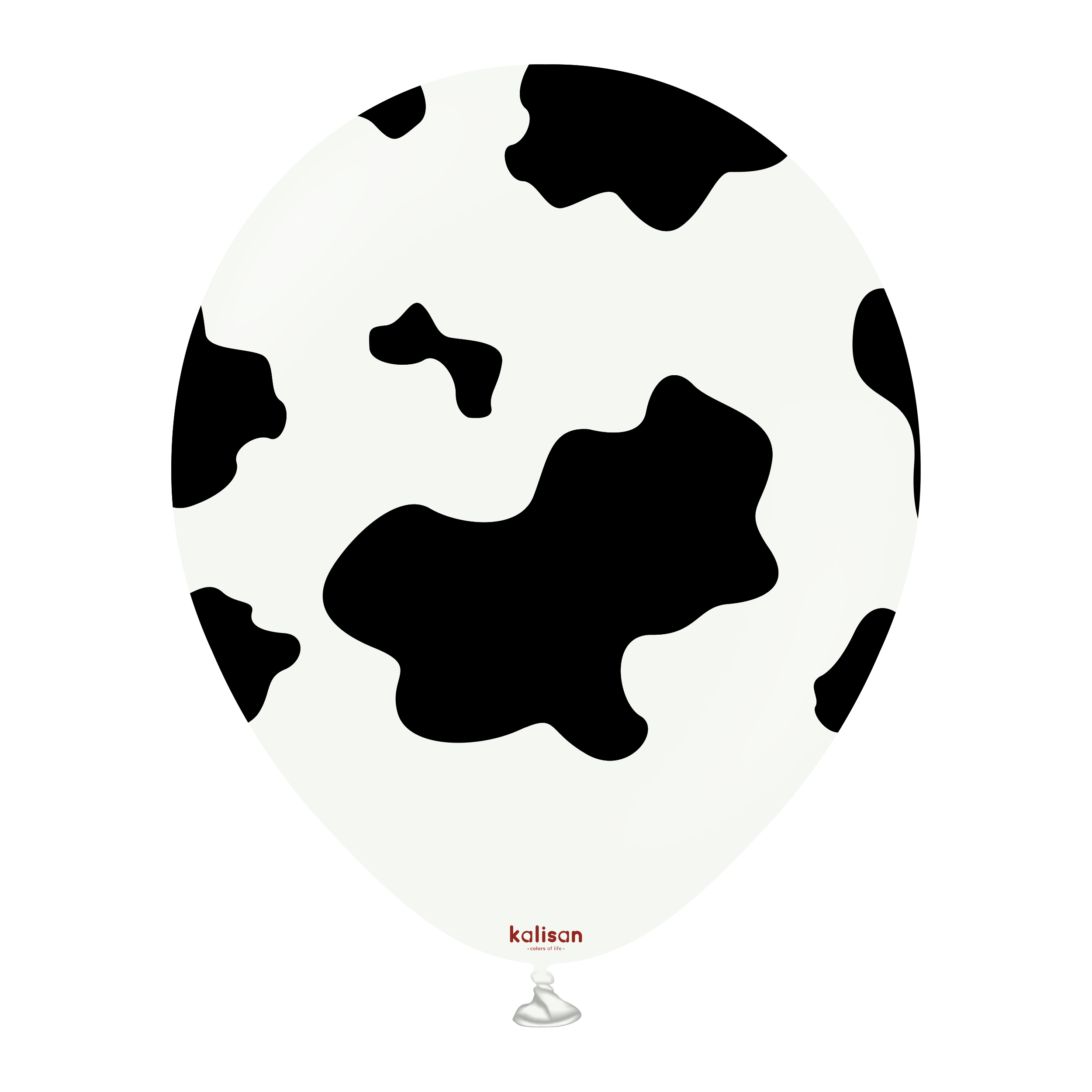 Kalisan Safari Cow White/Black 12" Latex 25pk