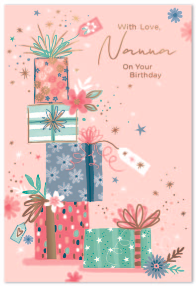 Simon Elvin 6 Pack Cards C50 Birthday Nanna
