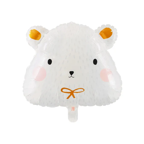 Polar Bear Head 20" Foil Balloon