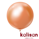 Kalisan Mirror Copper 36" Latex Balloons 2pk