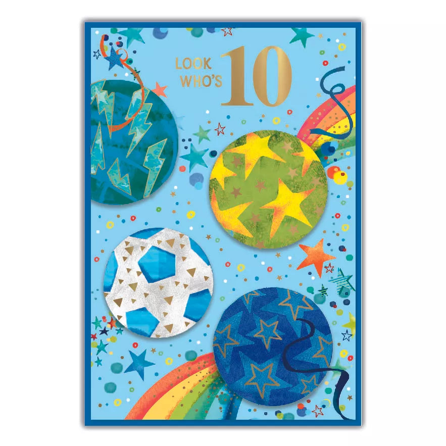 Simon Elvin C50 Birthday Age 10 6pk