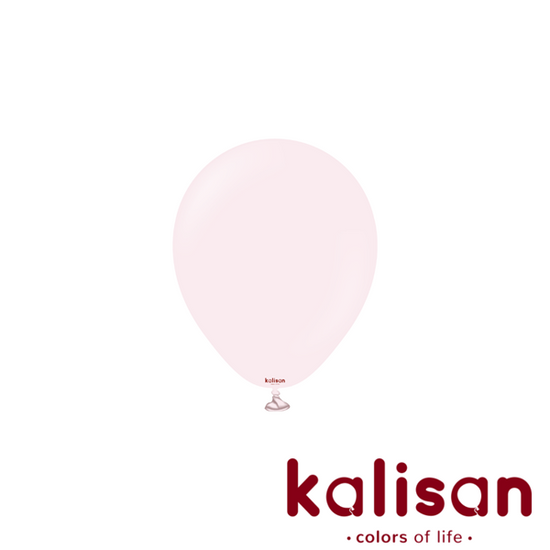 Kalisan Macaron Pale Pink 5" Latex Balloons 100pk