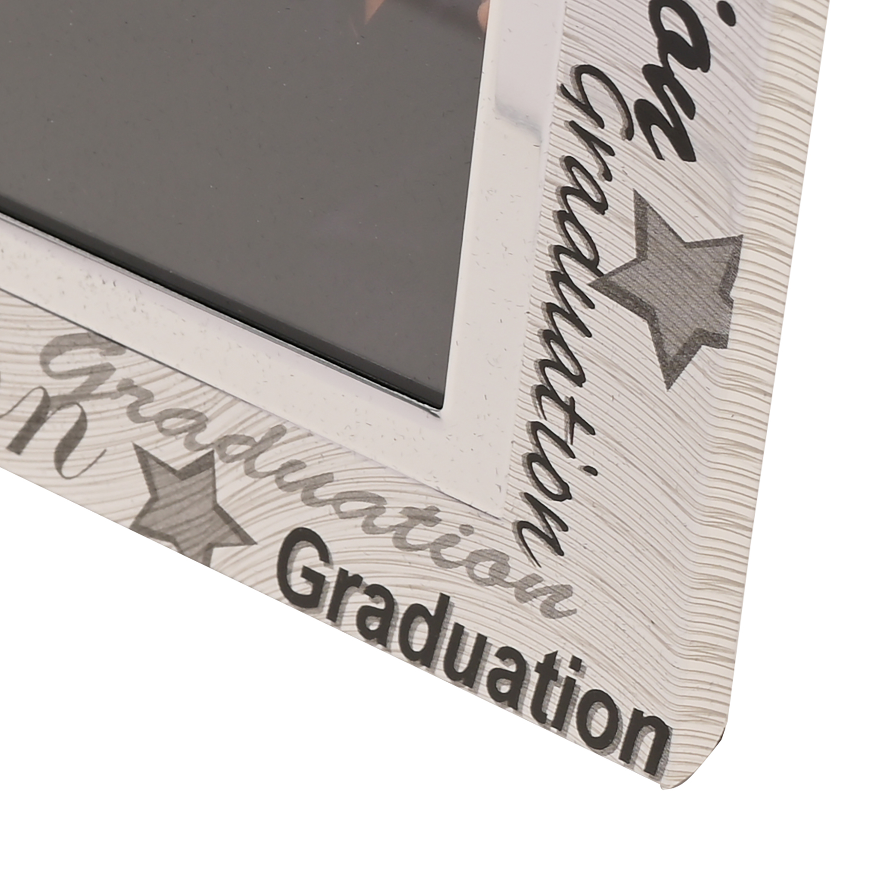 Widdop Photo Frame Graduation Silver & Black 6x4