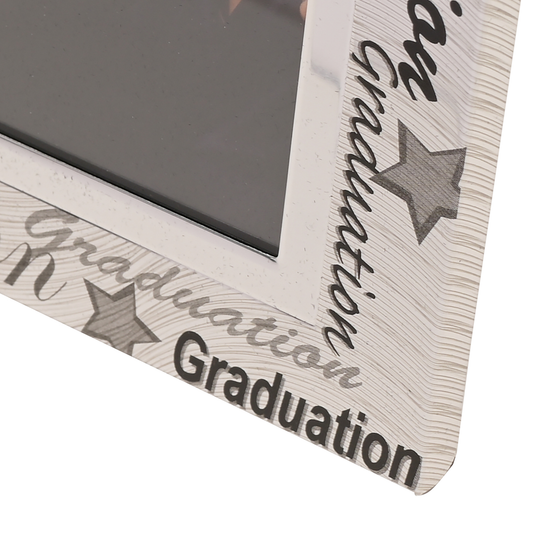 Widdop Photo Frame Graduation Silver & Black 6x4