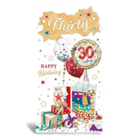 Prelude Platinum C55 Birthday Age 30 6pk