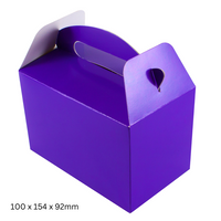Oaktree 6 Pack Party Boxes Purple 100 x 154 x 92mm