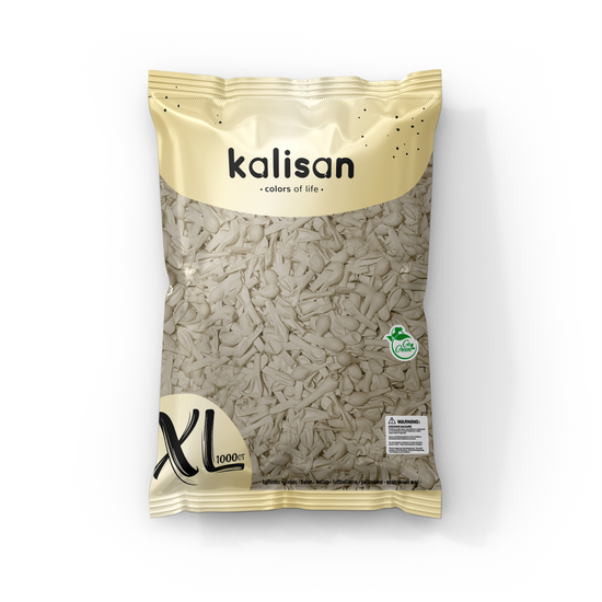 Kalisan Retro White Sand 5" Latex Balloons 1000pk