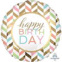 Anagram Pastel Celebration 28" Foil Balloon