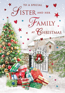 Regal 6 Pack C75 Cards Christmas Sister & Family