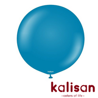 Kalisan Retro Deep Blue 36" Latex Balloons 2pk