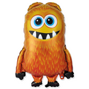 Cute Orange Monster 29" Large Foil Balloon