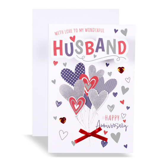 Excellence 6 Pack Cards C75 Anniversary Husband