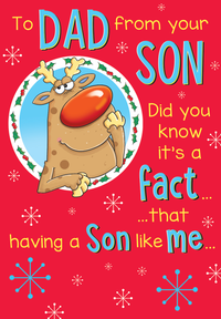 Regal 6 Pack C75 Cards Christmas Dad From Son