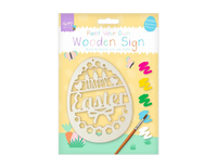 Gem Imports Paint Your Own Wooden Easter Sign