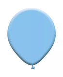 Light blue latex balloons, 10-inch size, part of Giftzone's 6-pack of decorator balloons for party decorations.