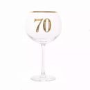 Tiger Feet Art Deco Gin Glass Age 70