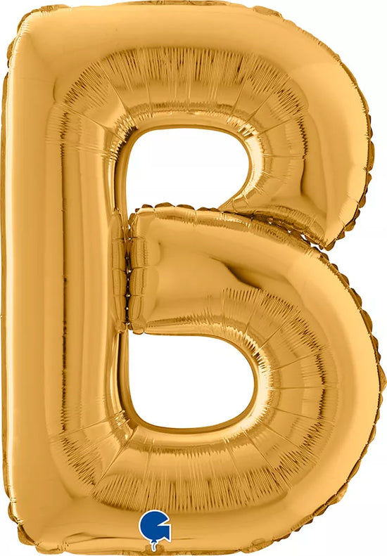Grabo Foil Balloon Gold 26" Letter B