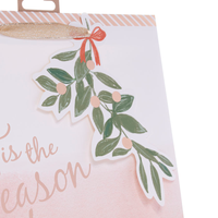 Tiger Feet Gift Bag Christmas Text X-Large 12pk
