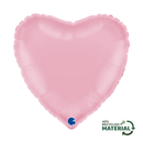 Grabo Foil Balloon Heart Pastel Pink 18"