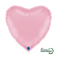Grabo Foil Balloon Heart Pastel Pink 18"