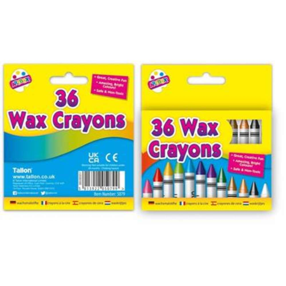 36 Wax Crayons