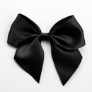 Italian Options 6 Pack Ribbon Bows Black 10cm