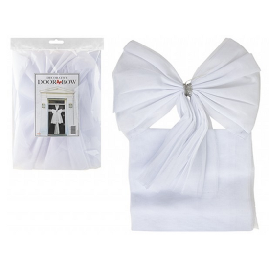 Luxury DIY White Door Bow