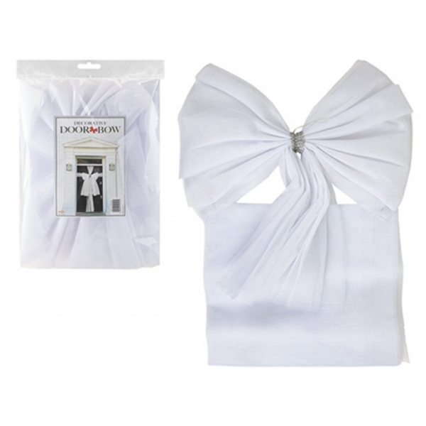 Luxury DIY White Door Bow