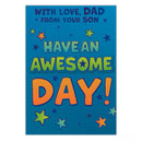 Prelude Father's Day cards, 6-pack featuring heartfelt messages from son, C90 greeting cards for dad.