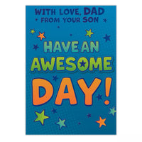 Prelude Father's Day cards, 6-pack featuring heartfelt messages from son, C90 greeting cards for dad.