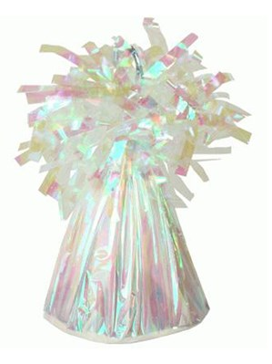 Oaktree Tassel Balloon Weight Iridescent 6oz