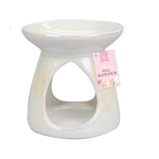 Mother's Day White Pearlised Oil Burner