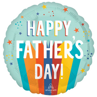 Anagram Father's Day Stripes 18" Foil Balloon