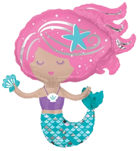Anagram Shimmering Mermaid 30" Foil Balloon