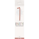 Unique Party Candle Sparkler Number 1 Rose Gold 7
