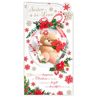 Prelude 6 Pack Cards C55 Christmas Sister-In-Law