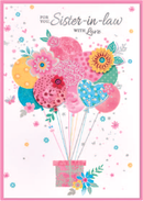 Isabel's Garden C50 Birthday Sister-In-Law 6pk